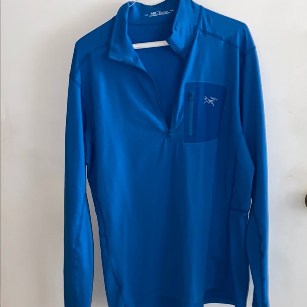 Arc’teryx Rho LT Zip Neck Mens Size Large